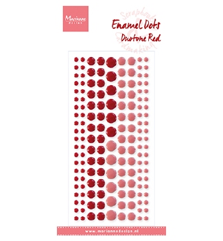 Marianne Design Enamel Dots - Red PL4521