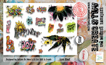 AALL & Create Clear Stamp Love Blast AALL-TP-1115
