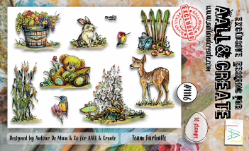 AALL & Create Clear Stamp Team Furballs AALL-TP-1116