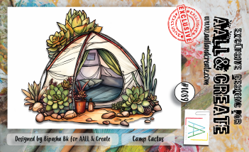 AALL & Create Clear Stamp Camp Cactus AALL-TP-1089