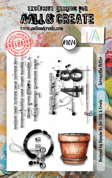 AALL & Create Clear Stamp Terracotta Potter AALL-TP-1074