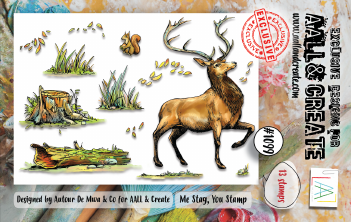 AALL & Create Clear Stamp Me Stag, You Stamp AALL-TP-1099