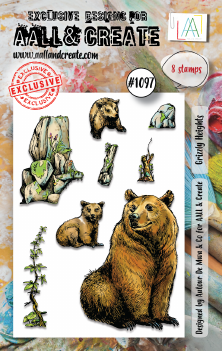 AALL & Create Clear Stamp Grizzly Heights AALL-TP-1097