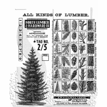 Stampers Anonymous Cling Stamp Winter Woodlands CMS476