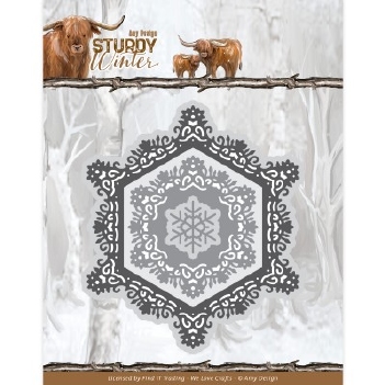 Amy Design Snijmal Sturdy Winter - Hexagon ADD10307