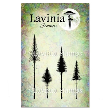 Lavinia Clear Stamp Small Pine Trees LAV836
