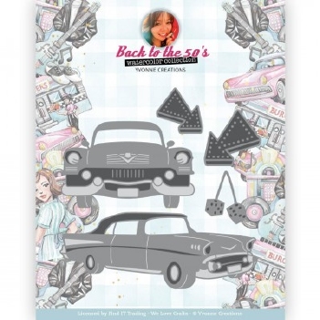 Yvonne Creations Snijmal Back to the 50's - Cars YCD10338