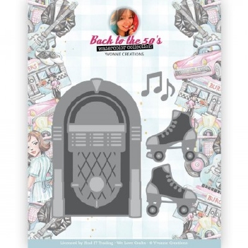 Yvonne Creations Snijmal Back to the 50's - Jukebox YCD10339