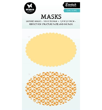 Studio Light Mask Stencil Oval Shape SL-ES-MASK250