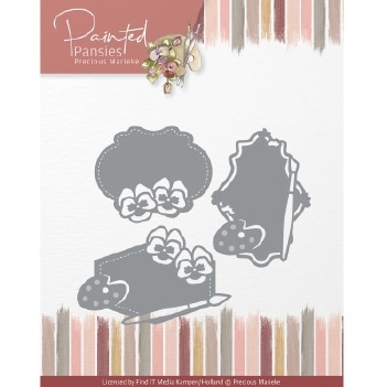 Precious Marieke Snijmal Painted Pansies - Labels PM10264