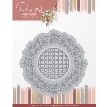 Precious Marieke Snijmal Painted Pansies - Circle PM10261