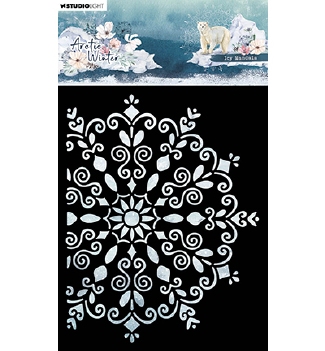 Studio Light Mask Stencil Arctic Winter MandalaSL-AW-MASK252