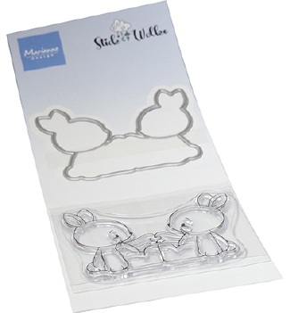 Marianne Design Clear Stamp Rabbit Friends CS1154