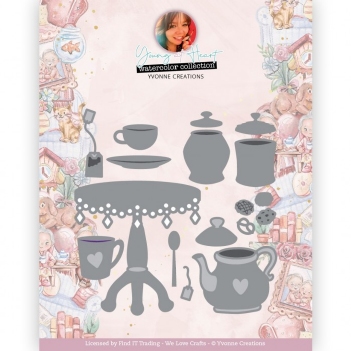 Yvonne Creations Snijmal Young at Heart - Tea Time YCD10342