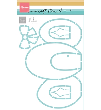 Marianne Design Stencil Cottage By Marleen PS8155