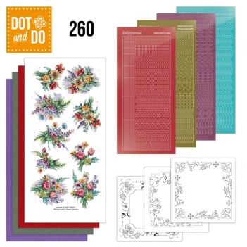 Dot en Do Kaartenset 260 Colourful Field Bouquet DODO260
