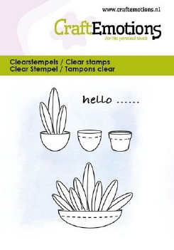 Craft Emotions Clear Stamp Cactus 130501/5074*