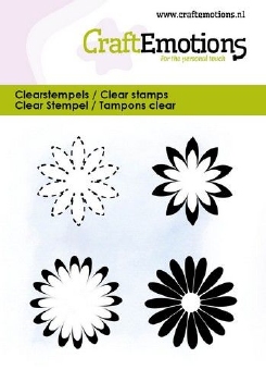Craft Emotions Clear Stamp Bloemen 130501/5077*
