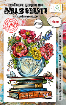 AALL & Create Clear Stamp Fresh Flowers Lover AALL-TP-1150