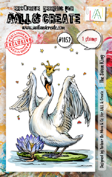 AALL & Create Clear Stamp The Swan King AALL-TP-1152