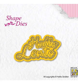 Nellie Snellen Shape Die Hallo  Lente SD310
