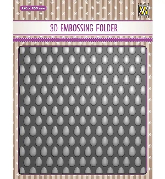 Nellie Snellen 3D Embossing Folder Eggs EF3D084