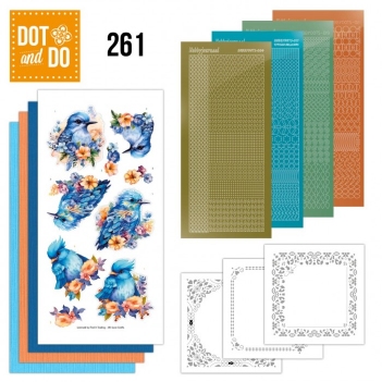 Dot en Do Kaartenset 261 Blue Bird DODO261