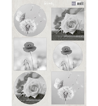 Marianne Design Knipvel Serenity Flowers VK9608