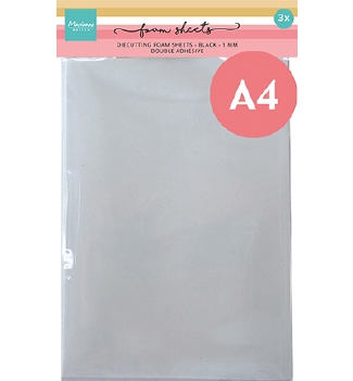 Marianne Design Foamvellen A4 Zwart 1mm LR0066