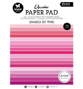 Studio Light Paper Pad Shades of Pink SL-ES-UPP155