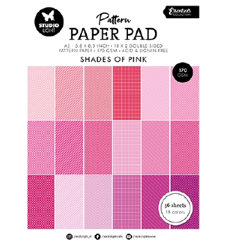 Studio Light Paper Pad Shades of Pink SL-ES-PPP163