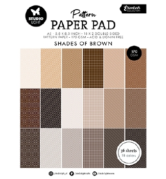 Studio Light Paper Pad Shades of Brown SL-ES-PPP166
