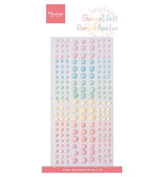 Marianne Design Enamel Dots - Over the Rainbow PL4532