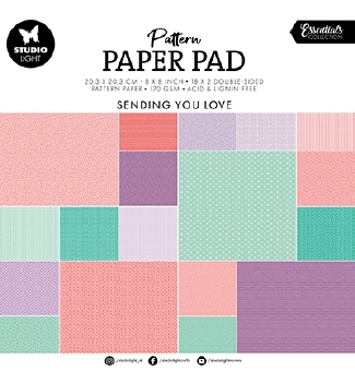 Studio Light Paper Pad Sending You Love SL-ES-PPP153