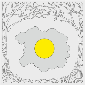 Card-Io Mask Stencil Through the Forest CDSTTH-02