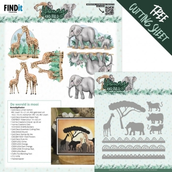 Yvonne Creations Snijmal Young & Wild - Borders YCD10345