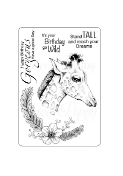 Sweet Poppy Clear Stamp Giraffe GIRAFFEA5