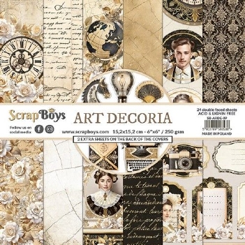 Scrapboys Papierblok Art Decoria ARDE-09