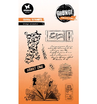 Studio Light Clear Stamp Grunge Elements SL-GR-STAMP607