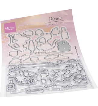 Marianne Design Clear Stamp Eline's Animals Picnic EC0202