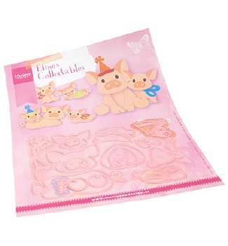 Marianne Design Collectables Eline's Pig Family COL1545