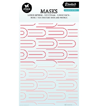 Studio Light Mask Stencil Rainbow Pattern SL-ES-MASK276