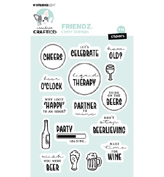 Creative Craftlab Clear Stamp Cheers EN CCL-FR-STAMP660