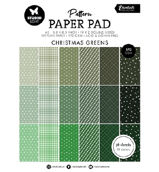 Studio Light Paper Pad Greens SL-ES-PPP208