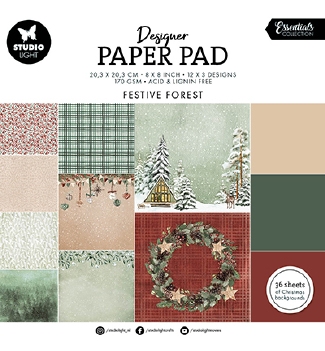 Studio Light Paper Pad Festive Forest SL-ES-DPP200