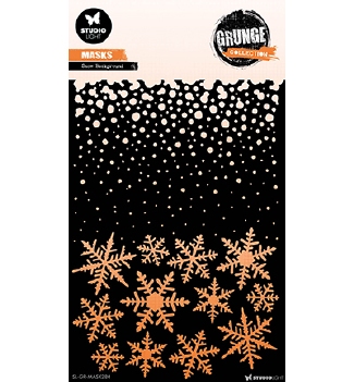 Studio Light Mask Stencil Snow Background SL-GR-MASK284