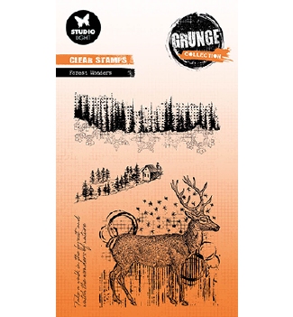 Studio Light Clear Stamp Grunge Forest Wonder SL-GR-STAMP681