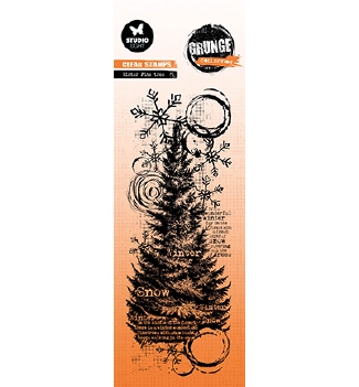 Studio Light Clear Stamp Grunge Winter Pine SL-GR-STAMP678