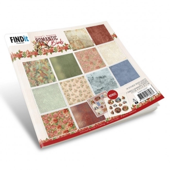 Berrie's Beauties Papierblok Romantic Birds BBPP10007*