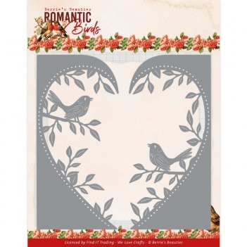 Berrie's Beauties Snijmal Romantic Birds Heart BBD10011
